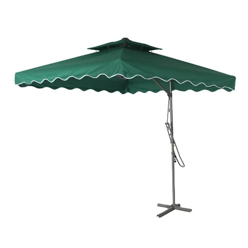 

Wrench umbrella, outdoor sunshade umbrella, outdoor side standing courtyard umbrella, rain proof coffee shop