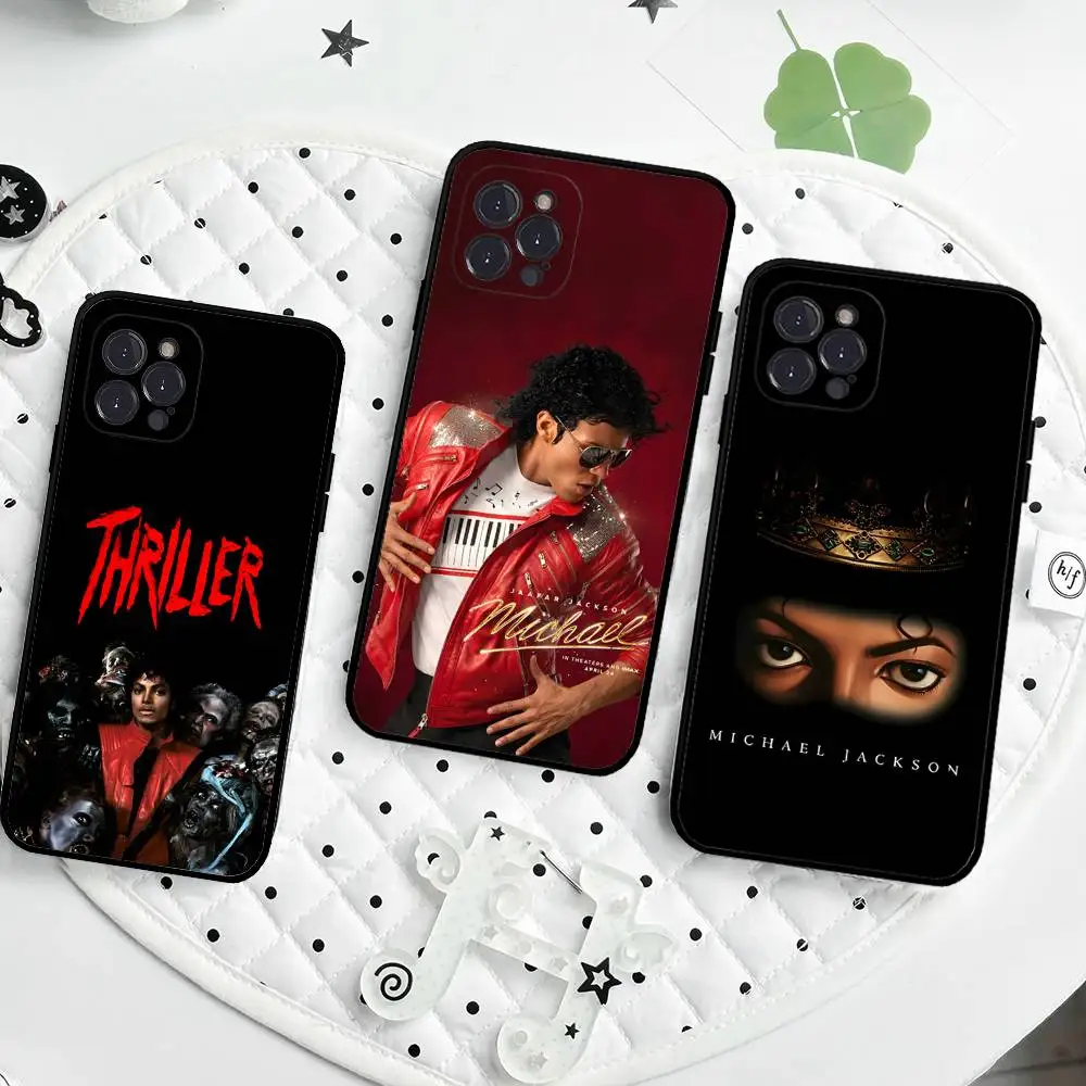 Singer Michael J-Jackson Phone Case For IPhone 17 16 15 14 13 12 Mini 11 Pro Plus Soft Silicone Cover