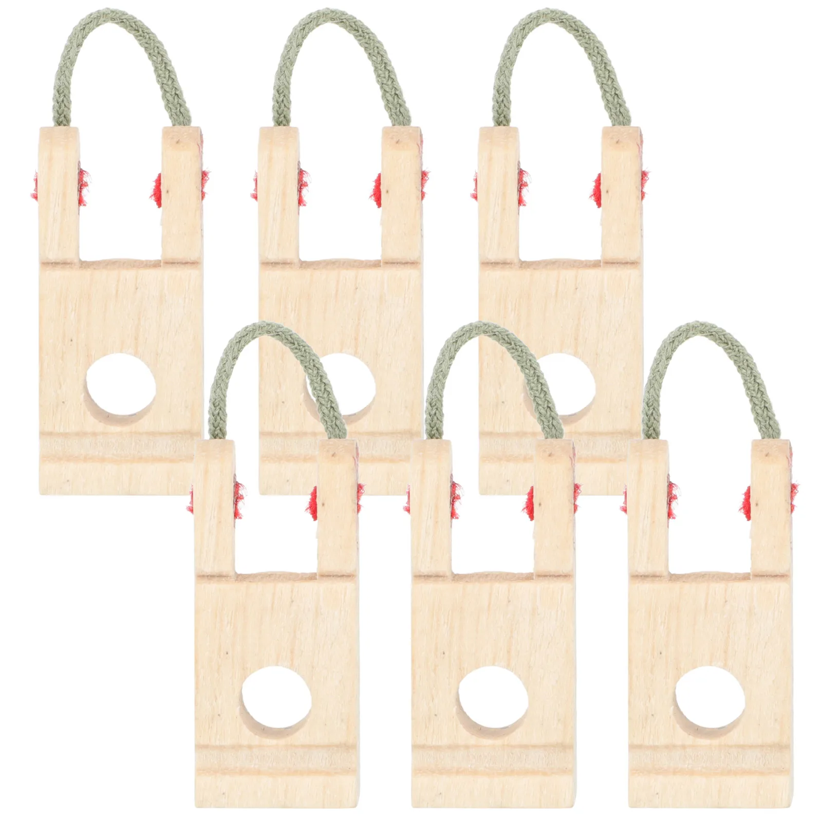 

6 Pcs Piano Butt Flange Wood Rope 88 Keys Small Size Carry Professional Personal Use Musical Instrument Parts