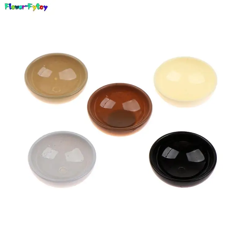 Dollhouse Miniature Resin Bowl, Multi Color, Tigelas de sopa destacáveis, Brinquedos de cozinha, Doll House Acessórios, 1:6, 1:12, 2Pcs, 10Pcs