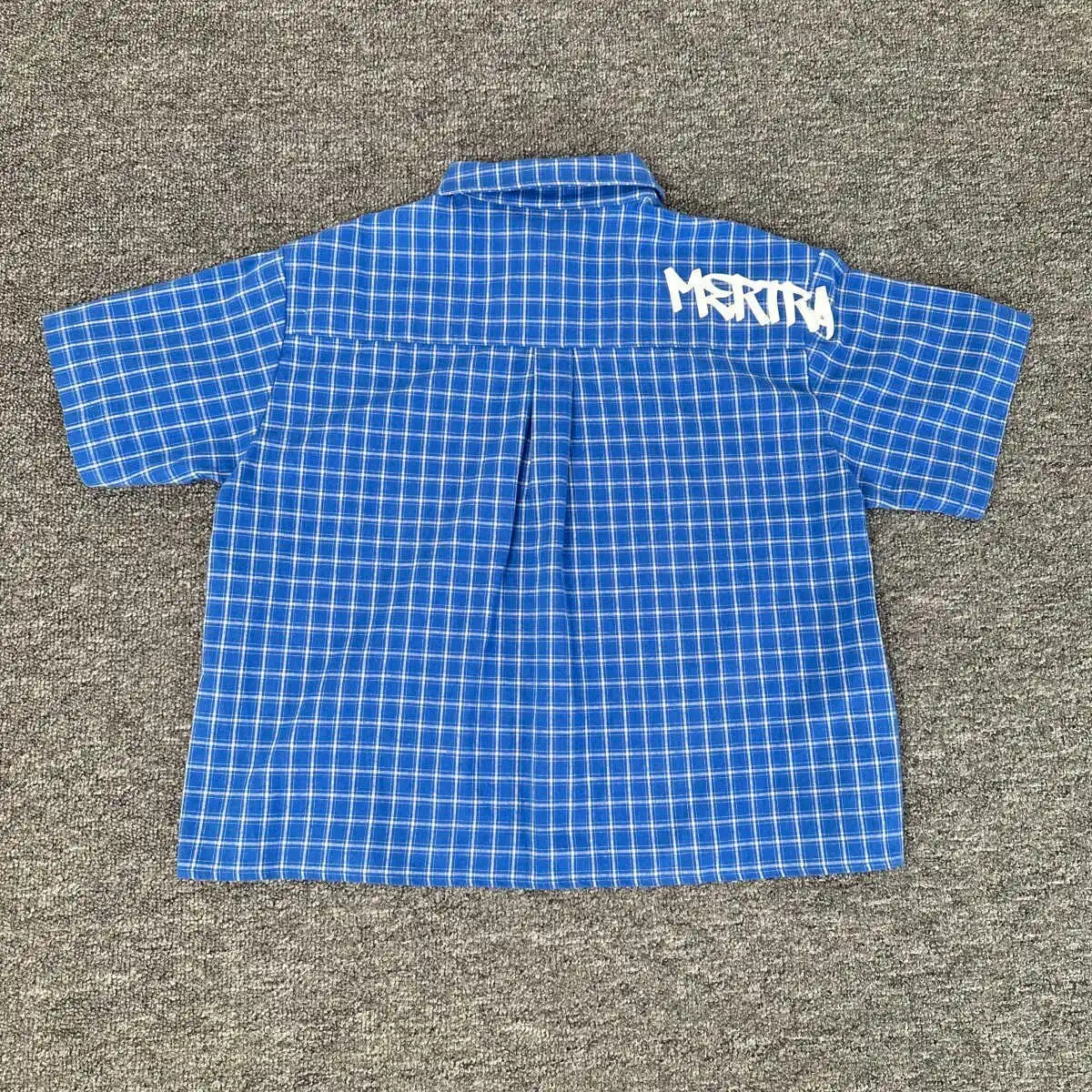 Mertra Summer Fashion Versatile Loose-Fit Short-Sleeve Casual Shirt with Embroidered Logo