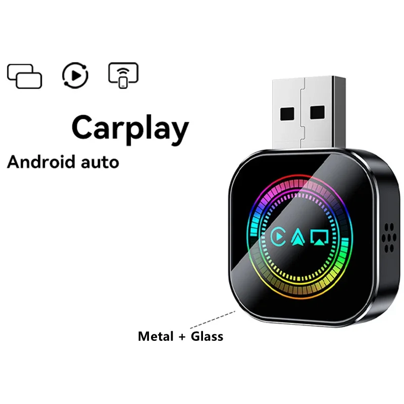 

Multi-function Wireless Carplay 3 In1 Smart Mirror Link Carplay Android Auto USB Dongle Wired Carplay To Wireless Adapter