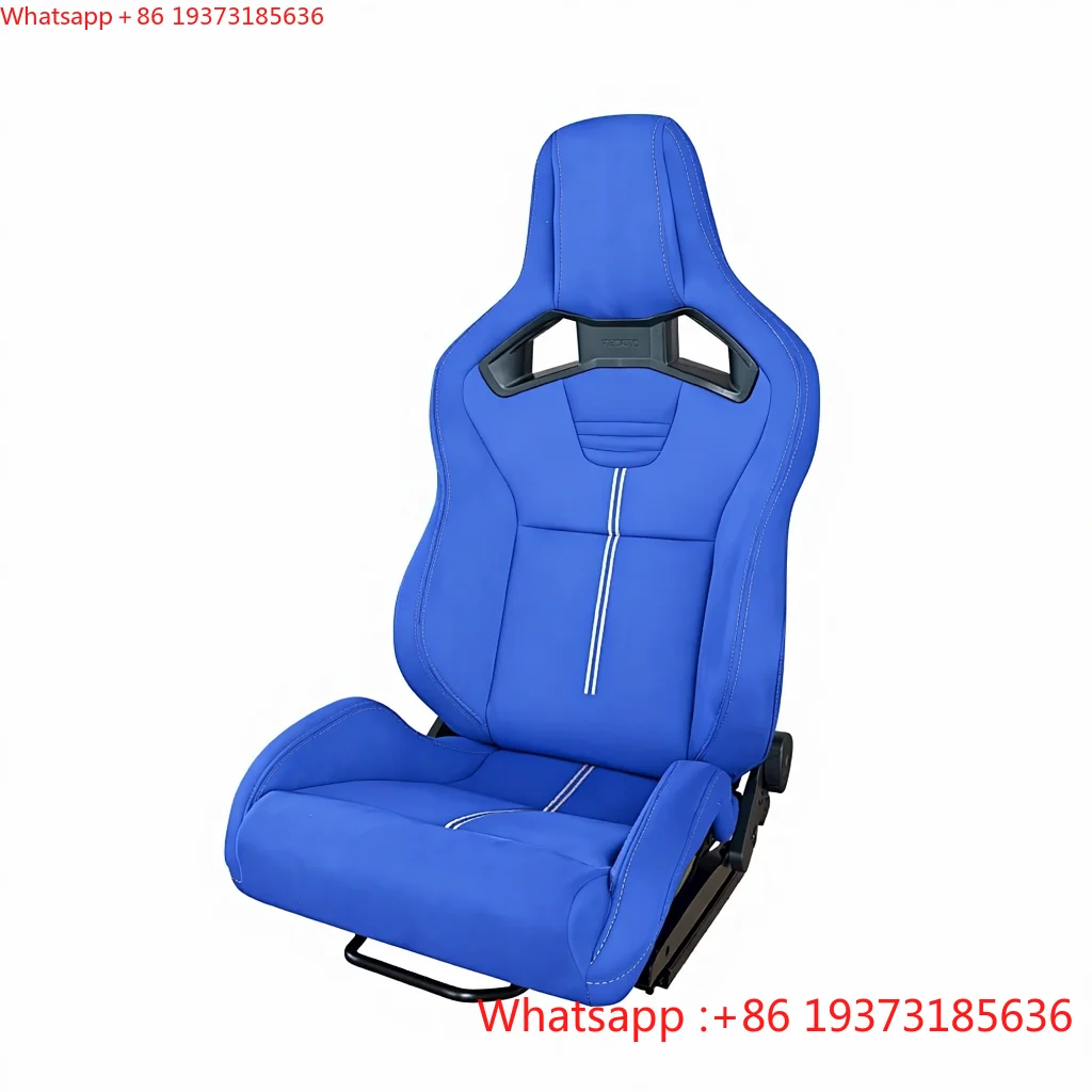 For JBR1039RTF Racing Bucket Seats Universal Adjustable Recline Sport Car Seats with Dual Lock Rails Racing Seat