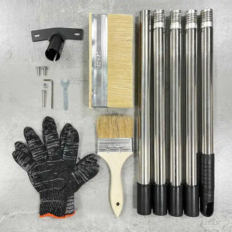 Hot Selling Deck Paint Brush with Extended Handle Special Paint Brush for Outdoor Wood Floor Fence Preservative Wood Coating Pai