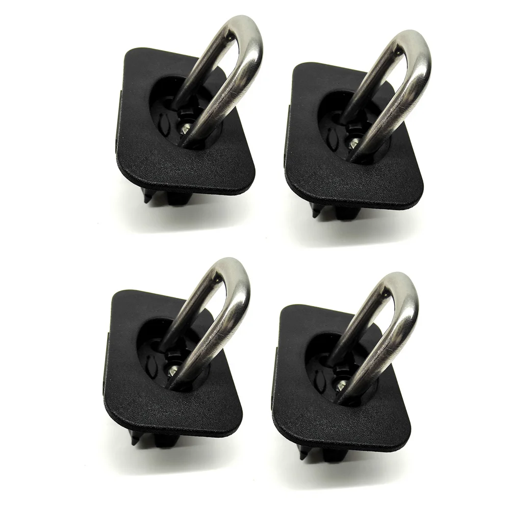 4Pcs Retractable Truck Bed Tie Down Anchors Flush Fit 35° Degree Angle For Ford F150 2015-2020 F250 F350 & F450 2017-2020 Trucks