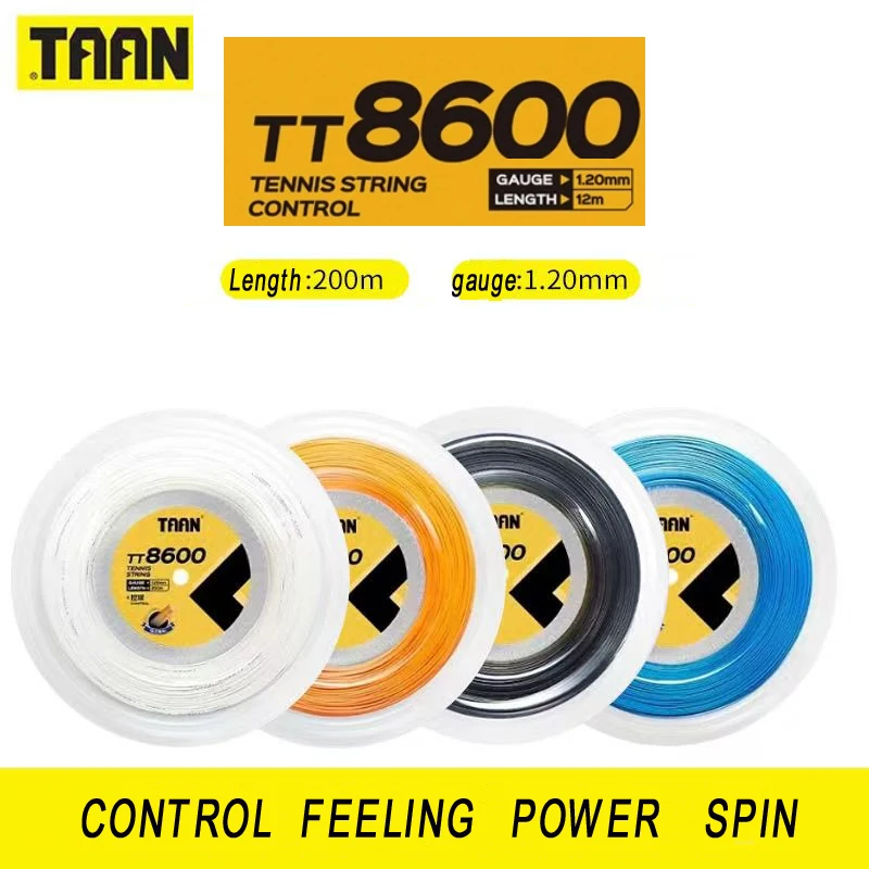 

TAAN 8600s 1.18mm 200M Tennis strings polyester 6-angle hard-line strings tennis racket strings
