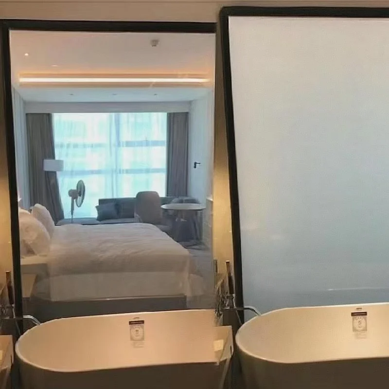 Switchable Privacy Tempered Glass Remote Control Durable Laminated Float Glass for Building Solar Instrument Use for Showroom