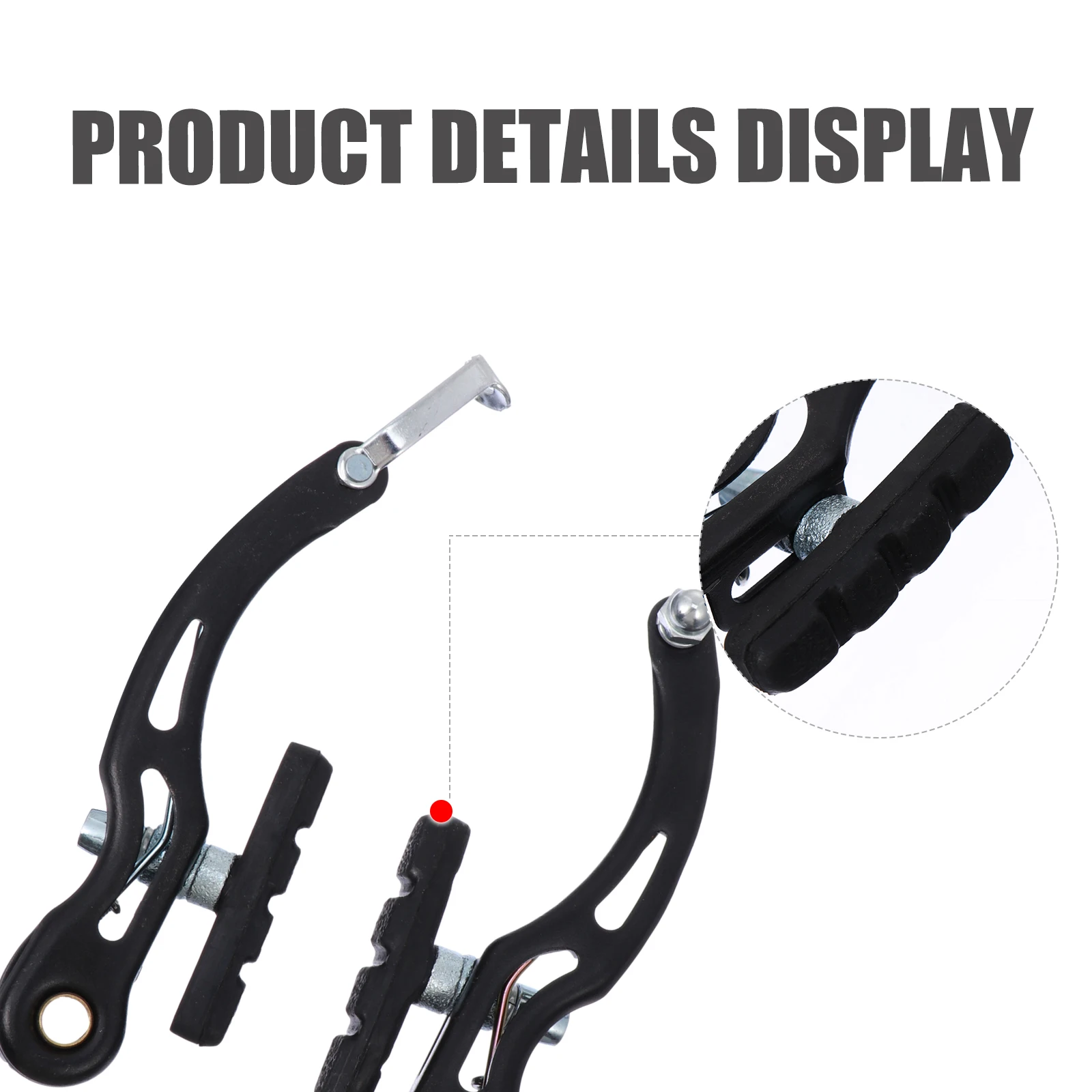 

Side Pull Bicycle Caliper Steel Brake Pads Clamp for Road Mountain Bikes Durable Wear Resistant Easy Install High