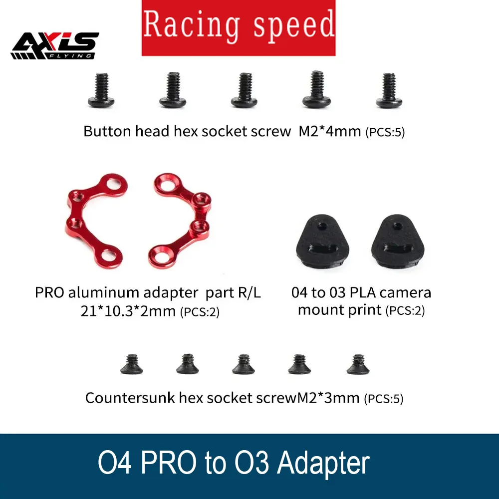Axisflying O4 PRO to O3 Adapter for FPV Accessories