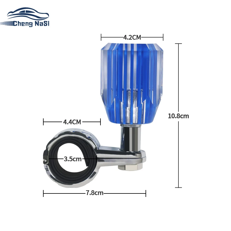 Car Steering Wheel Booster Ball Universal Acrylic Crystal Booster Power Saving Bearing Aid