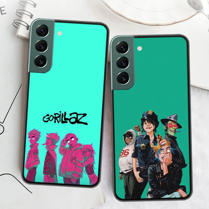 Gorillaz Phone For Samsung Galaxy S24 S22 Ultra S21 Plus S20 S23 FE Case S10 S10E S9 S8 S7 Edge Cover Silicone Soft Coque Fundas