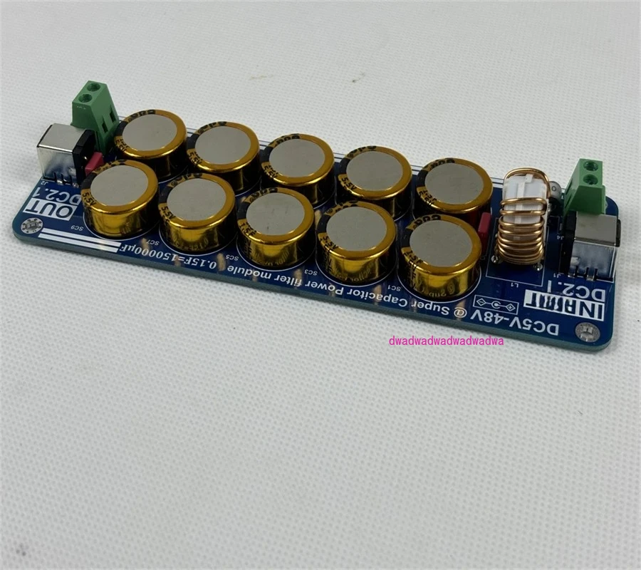 

Высококачественная плата суперконденсатора 5 В-48 В, 10 А, линейный импульсный источник питания для усилителя для наушников Raspberry Pi, ЦАП