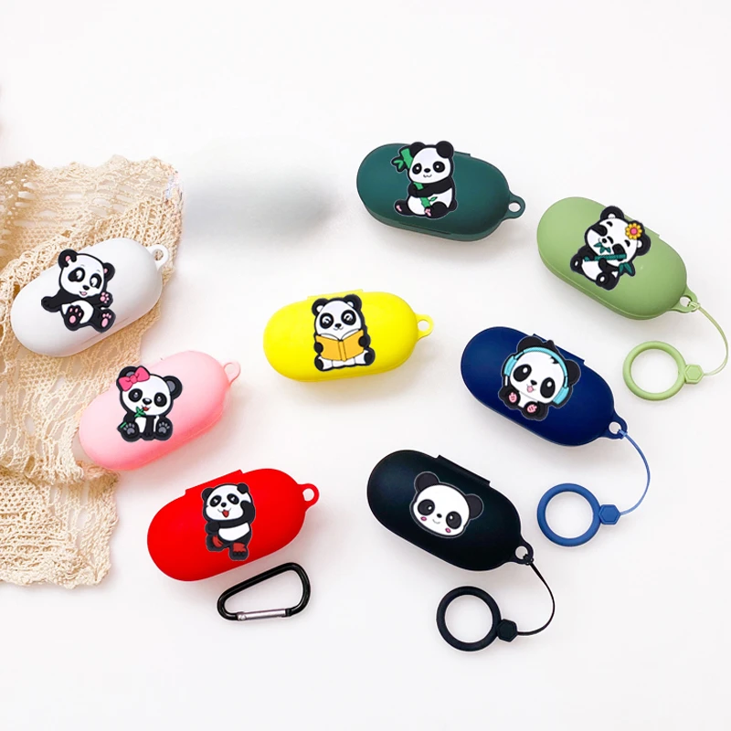 جراب كارتون باندا لسوني ، غطاء سماعات أذن سيليكون لطيف لسوني C700N