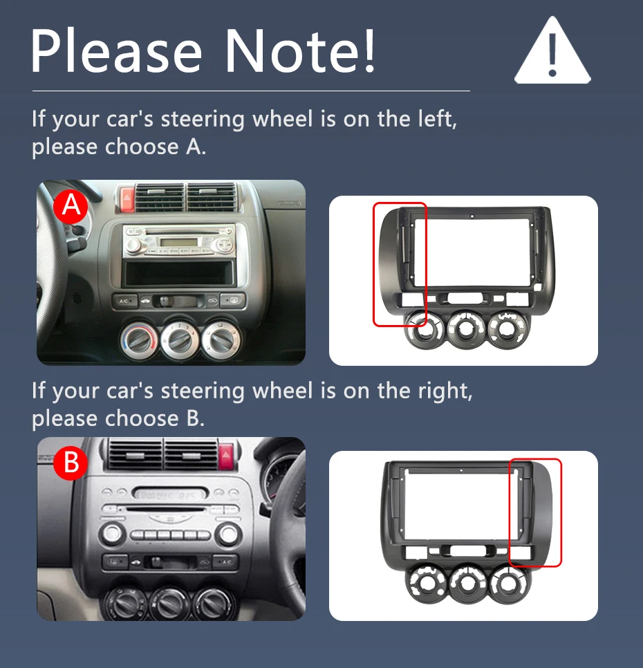 2Din Android Car Stereo Radio For Honda Fit Jazz City 2001-2008 Multimedia Player Navigation GPS Carplay Auto No DVD With Screen
