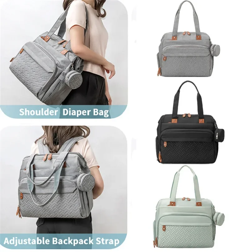 Backpack Diaper Bag - Baby Diaper Bag Large Capacity Multifunction