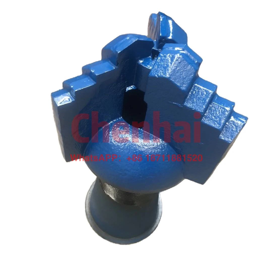 6  inch 3 Wings Step Water Well Drilling Drag Bit with Tungsten Carbide API 3 1/2