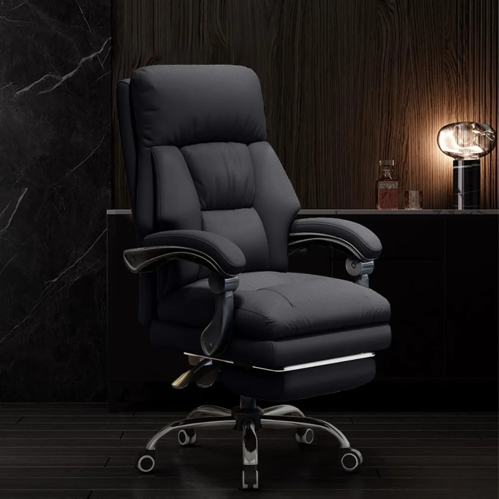 High Back Office Chair Executive Desk Chair with Foot Rest Comfortable Computer Gaming Chairs Swivel Work Chair，Customized