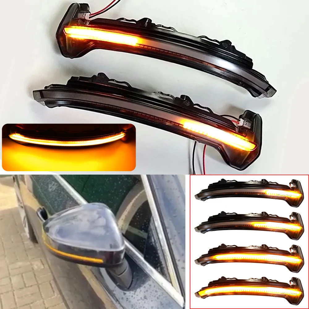 Dynamic Blinker For Audi TT MKIII III 3 8S R8 LED Turn Signal 2015 2016 2017 2018 2019 TTRS Side Mirror Lights arrow