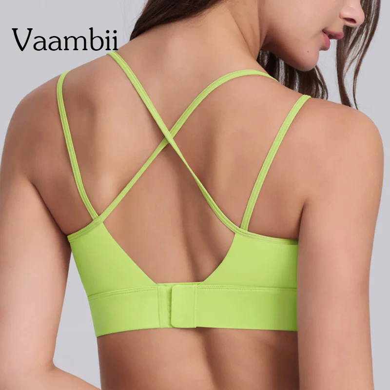 

Бюстгальтеры с фиксированными подушечками, бюстгальтер с открытой спиной для спортзала, тренировок, йоги, нижнее белье, жилет, высокоэффективный женский бюстгальтер для бега, женский спортивный бюстгальтер для фитнеса, топы