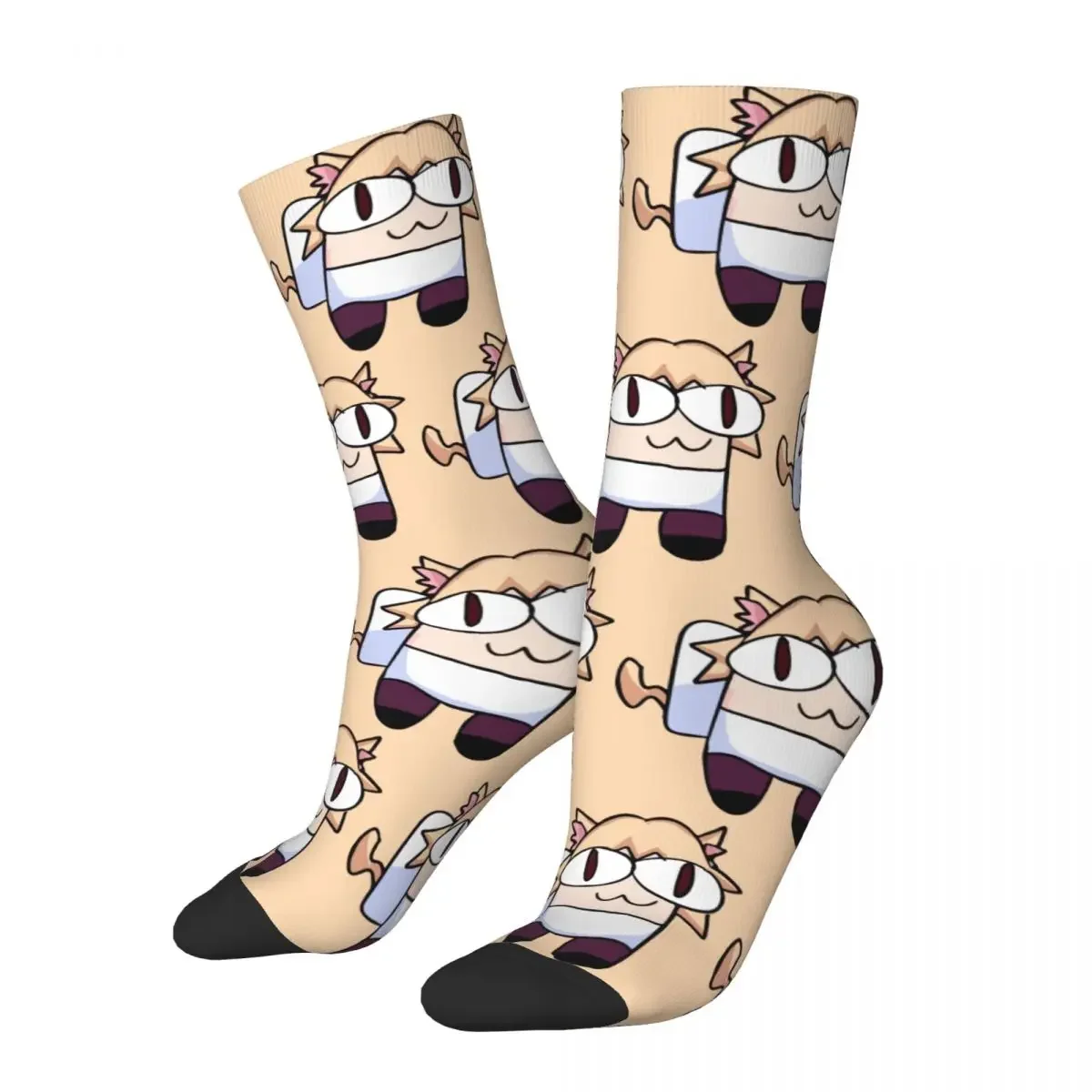 

Funny Neco Arc Socks Men Women Funny Happy Cute Cat Socks Novelty Spring Summer Autumn Winter Middle Tube Socks Gift