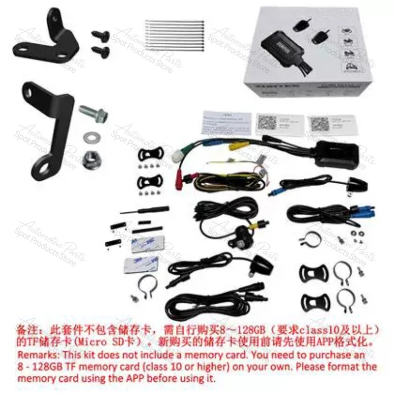 Motorcycle Dash Cam Bracket Modified Parts Front Rear Camera Mount Suitable for Zontes ZT175V ZT150V Scooter