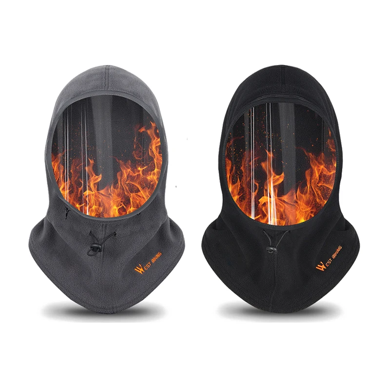 

Warm Motorcycle Riding Mask Windproof Washable Hood Hd Mask Full Protection for Motorcycles Bicycles Electric Bikes