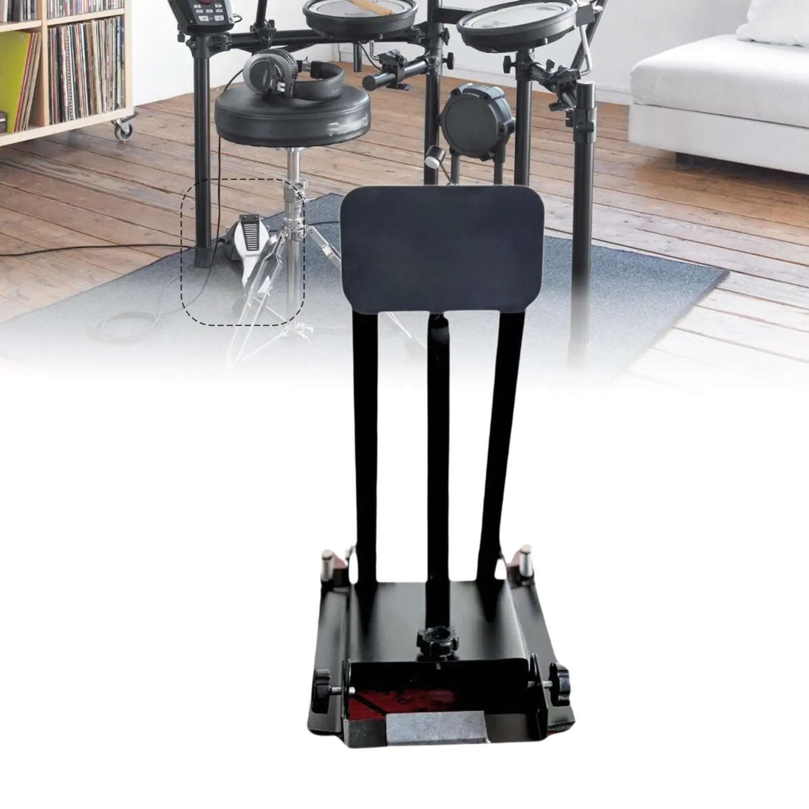 

Bass Drum Practice Pad Accessories Bass Pedal Percussion Part for Training Beginners