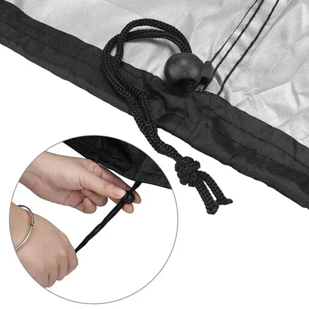 Cubierta portátil para piscina de perros, cubierta redonda fácil de poner, plegable, para Baño de mascotas sobre el suelo, bañera para niños