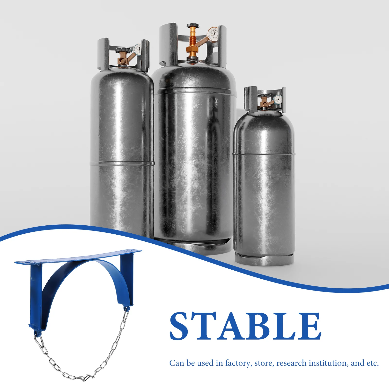 

Кронштейн для газового баллона настенный, для пропановых баллонов, для использования на заводах, в магазинах, для исследований, сверхпрочный кронштейн для крепления баллонов