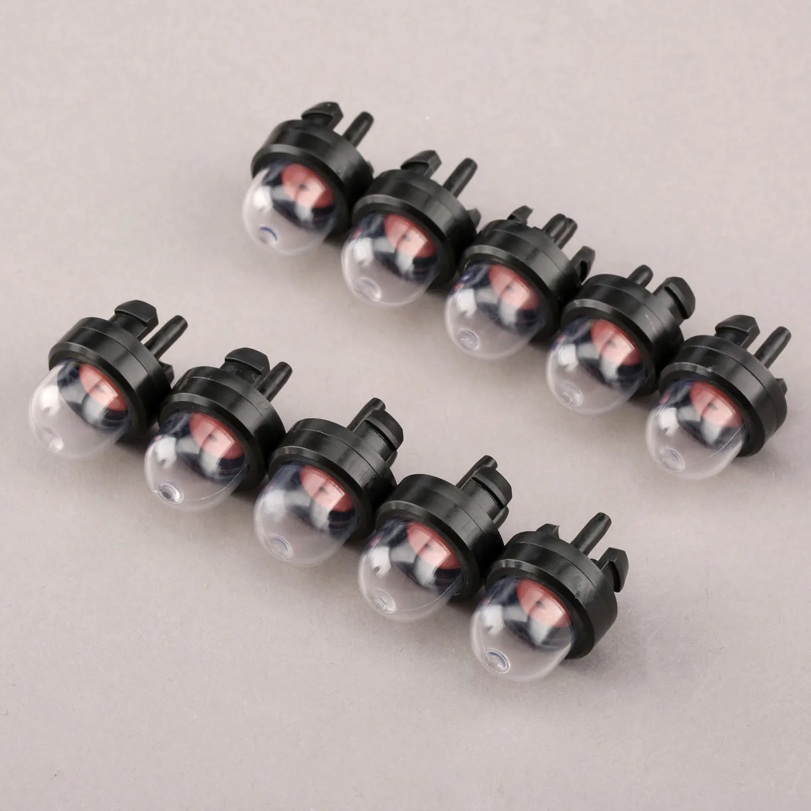 10pcs/set Primer Bulbs Snap-in Pumb for Homeliter STHIL Ryobi ECHO McCulloch Poulan fit 45cc 52cc 58cc 5200 Chainsaw Carburetor