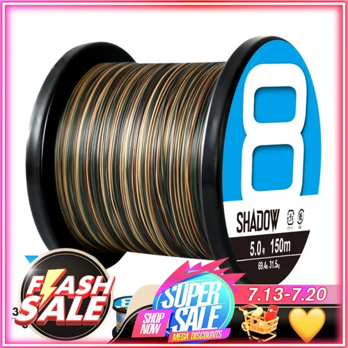 Thornsline Japón 8X línea de pesca 300M 500M 1000M 8 hebras línea de pesca trenzada multifilamento PE línea para pesca de carpa