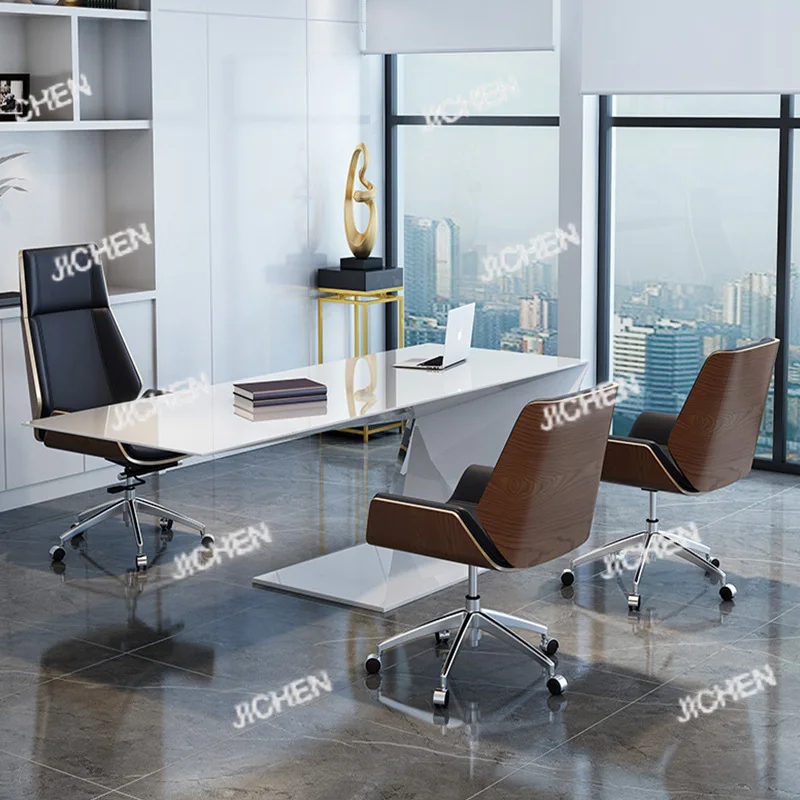 

JC Office Chair Breathable Leather Computer Chair Executive Boss Conference Chair