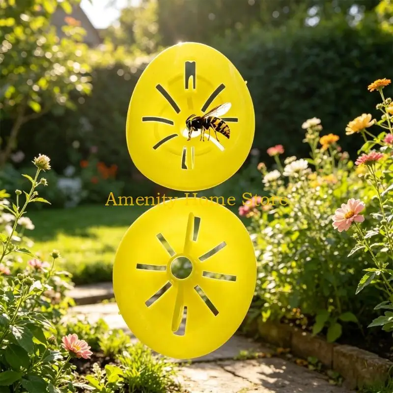 F26C 12Pcs Traps Insect Funnel Killing Flower Catcher Plastic Bottle Traps Garden Control Tool