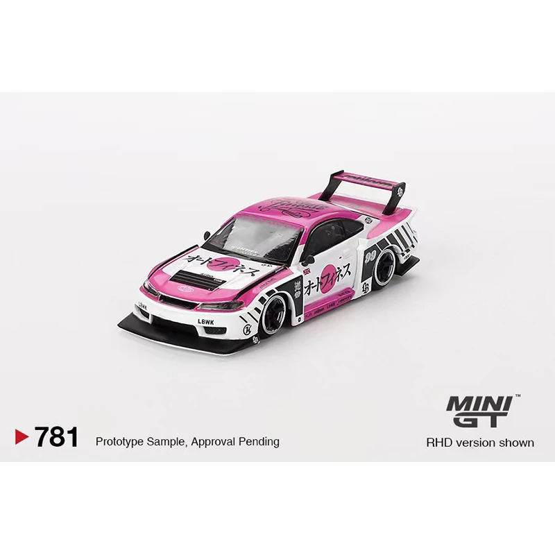 PreSale MINIGT 781 1:64 LBWK LB Super Silhouette S15 Silvia Auto Finesse SEMA 2023 Diecast Diorama Model Collection Toys