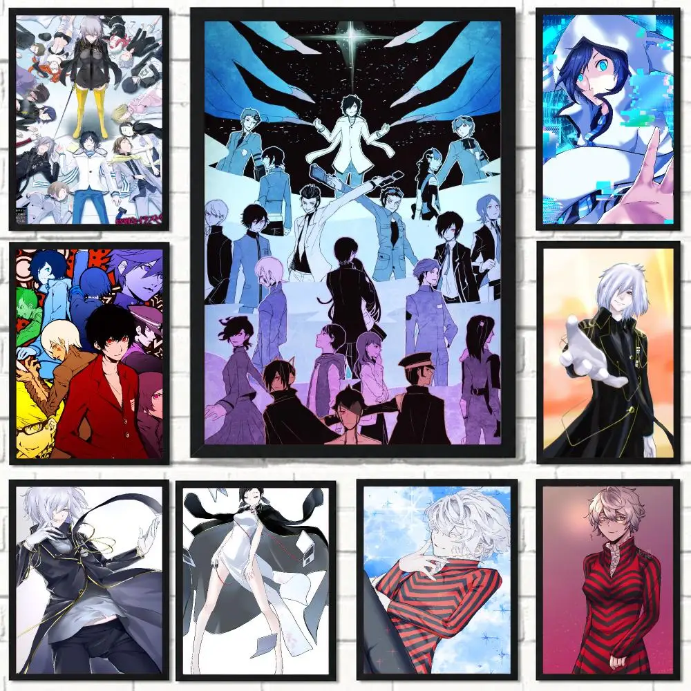 anime D-Devil Survivor 2 The Animation-N Poster Self Adhesive Wall Decor for Modern Home Cafe Office and Bar