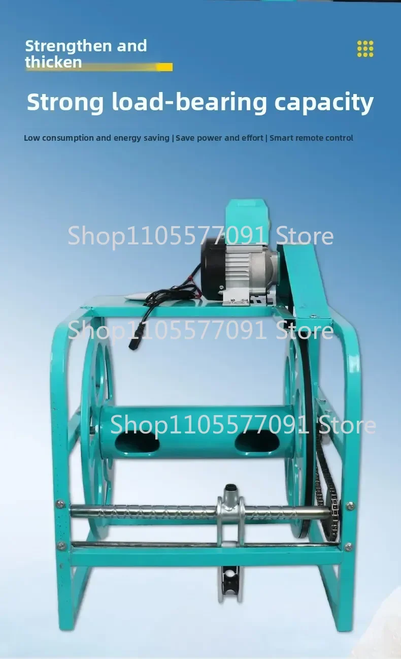 12V‑48V‑60V‑72V‑220V Remote‑Control Automatic Pipe Reel Storage Rack, Electric Reel Machine for Dosing Machine
