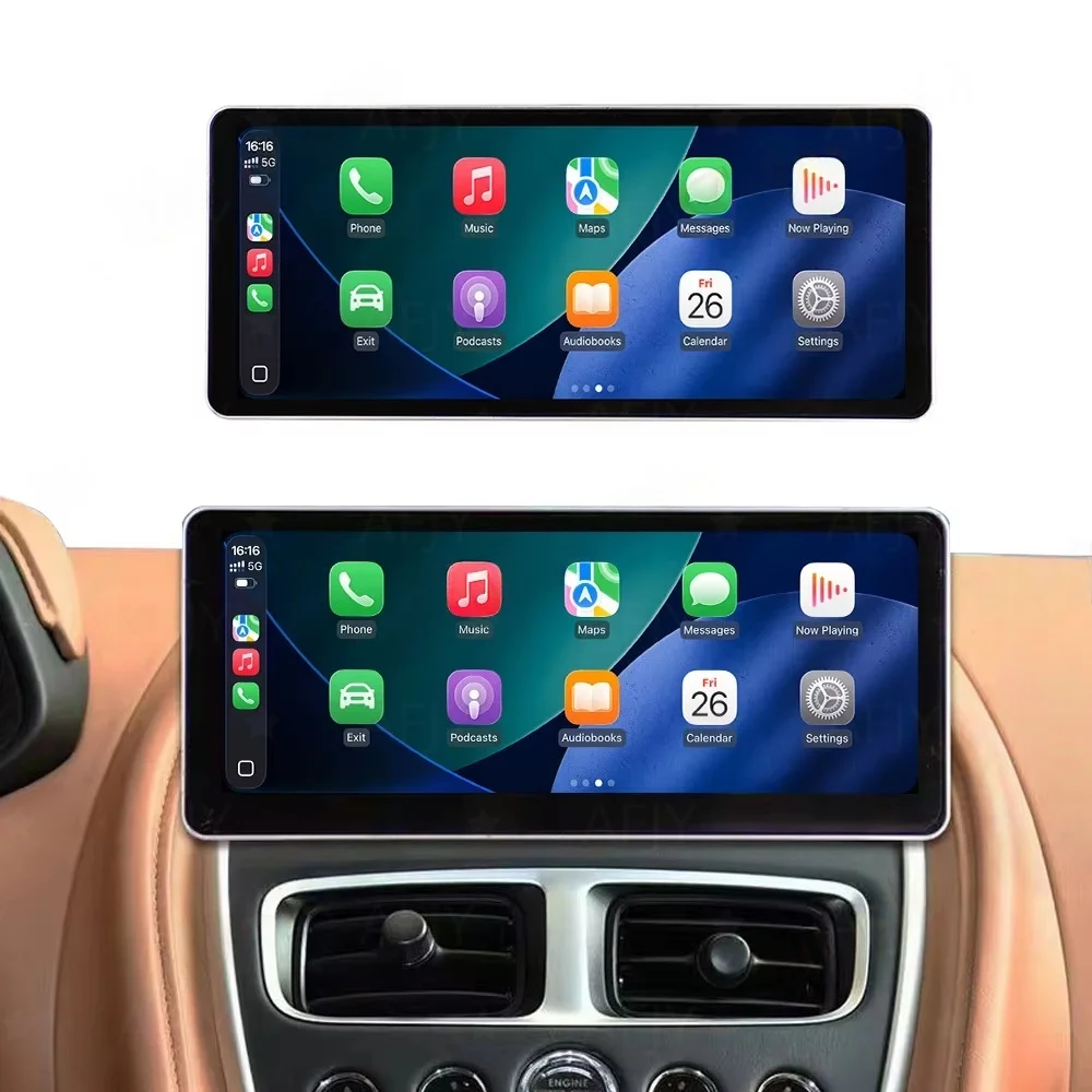 

12,3-дюймовый автомобильный радиоприемник для Aston Martin V8 2018-2022, Android 14, мультимедийный проигрыватель, GPS-навигация, CarPlay, головное устройство, стереосистема для авто