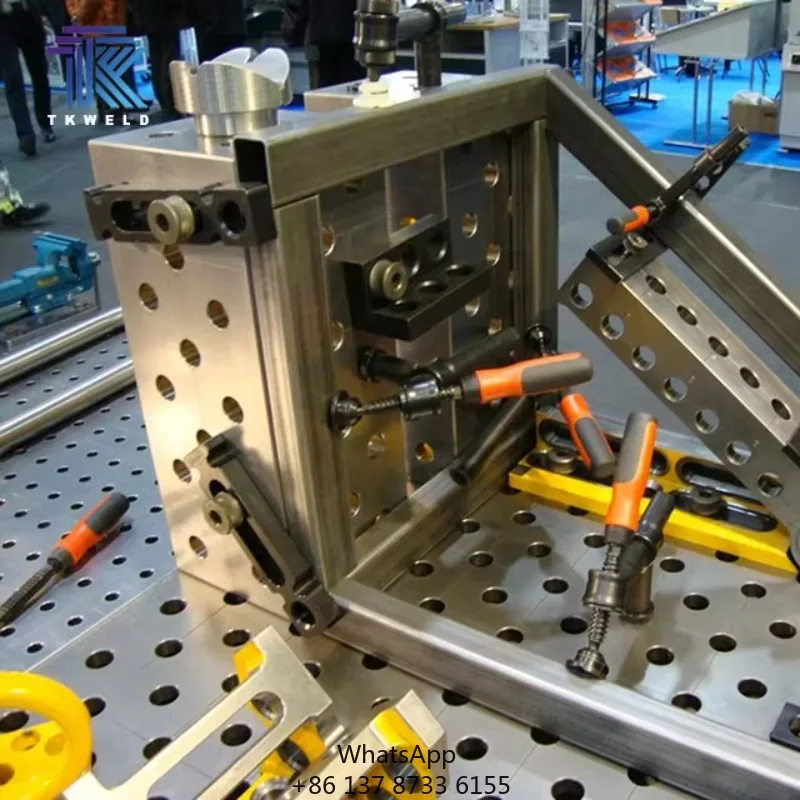 High Quality 3D/2D Multifunctional Robot Welding Table D16 D28 0.5mm Plasma Nitrided CE Certified For Construction New