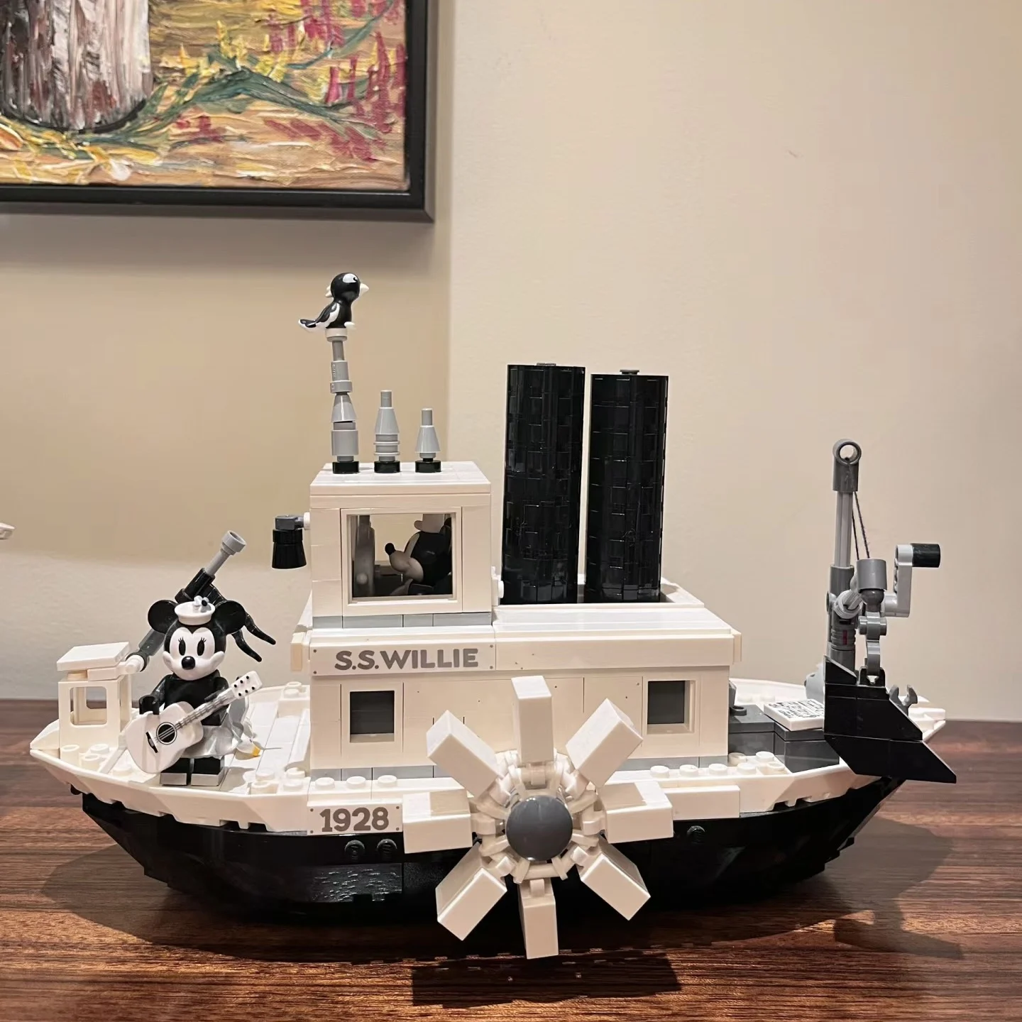 Steamboat Willie 21317 Building Blocks Kit Moc Bricks Children Toys For Boys And Girls Christmas Gifts For Adult Home Decoration