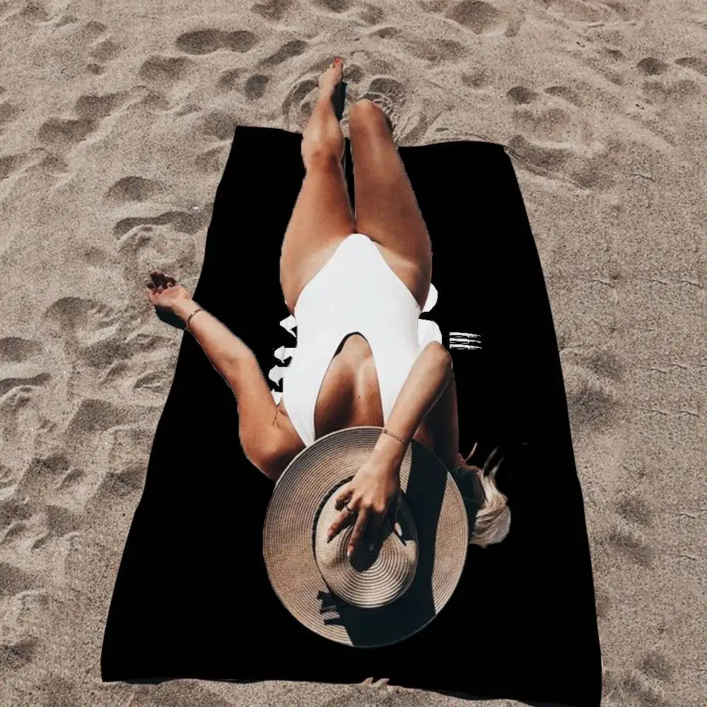 O-Omerta S-Store Logo منشفة شاطئ من الألياف الدقيقة ماصة سريعة الجفاف ناعمة لليوجا والسباحة ومنتجع تسلق الجبال #2