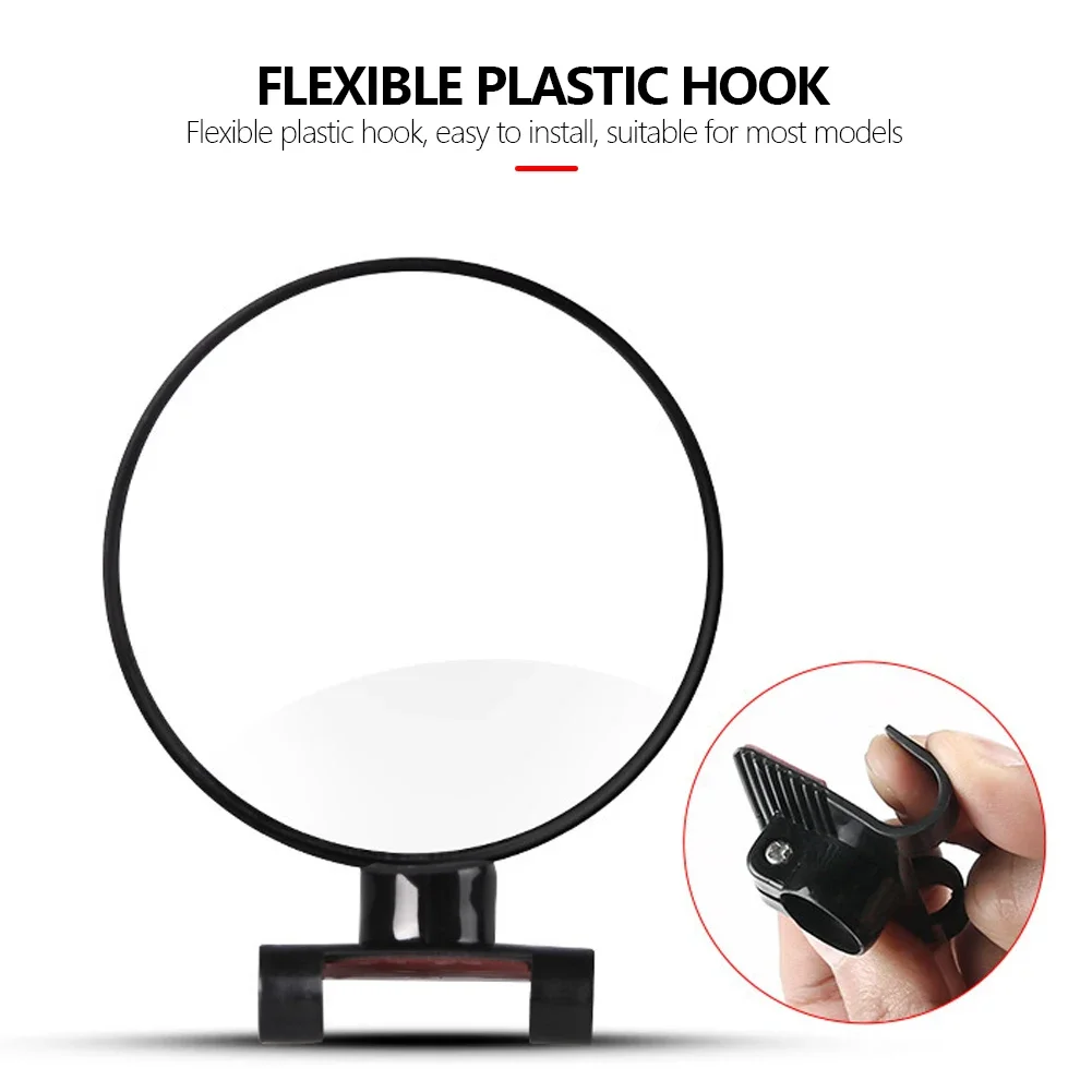 Car Blind Spot Mirrors Universal Wide Angle Side Mirror Covers Auxiliary Rear View Round