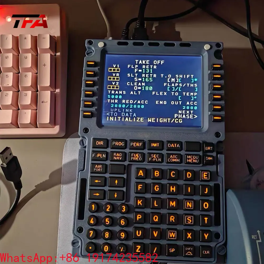 A320  Gen 2 1:1 Real Scale Control Display Unit Compatible With Airbus A320 Flight Simulation Platforms Full Function