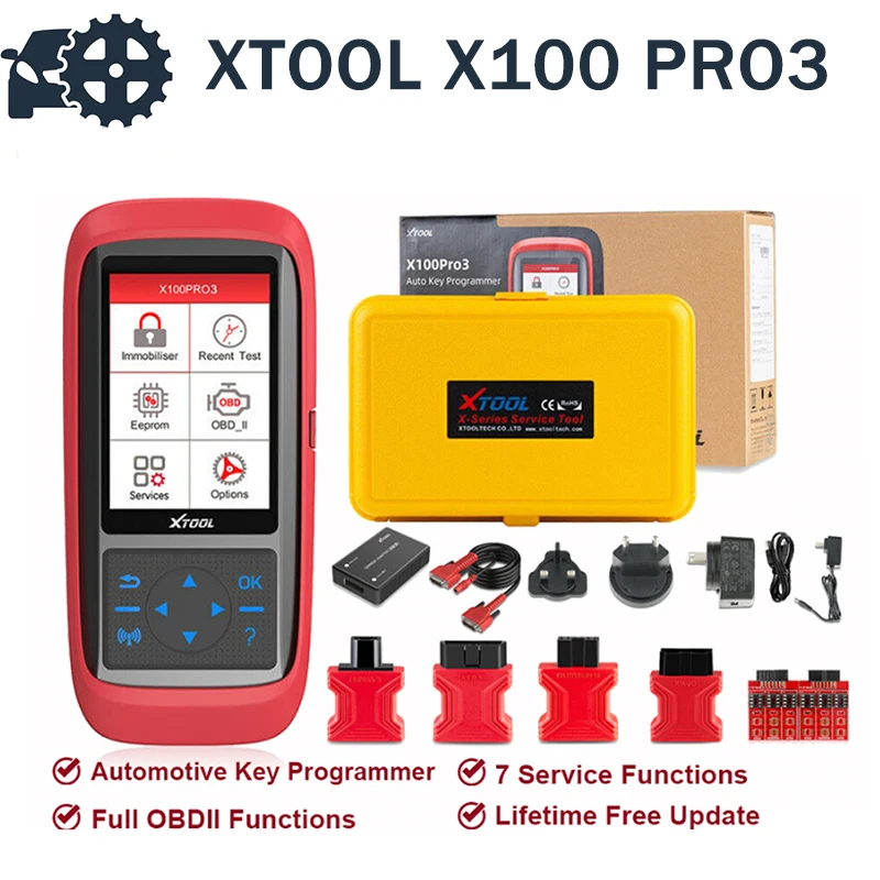 

Newest XTOOL X100 PRO3 Auto Key Programming Tool X100 PRO3 Full VersionECU Reset Code Multi-Language Free Update pk X100 PRO2