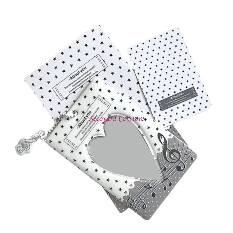 N3UC Photocard Sleeve for Keychain Bah Charm Card Protector Card Protector Photo Card Sleeve for School Office Supplies