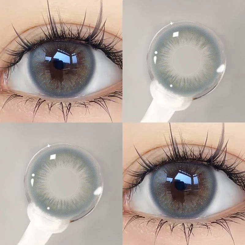 MILL CREEK 2pcs Natural Color Contact Lenses for Eyes Blue Large Diameter Lenses Korean Fashion Lenses Student Anime Accessories