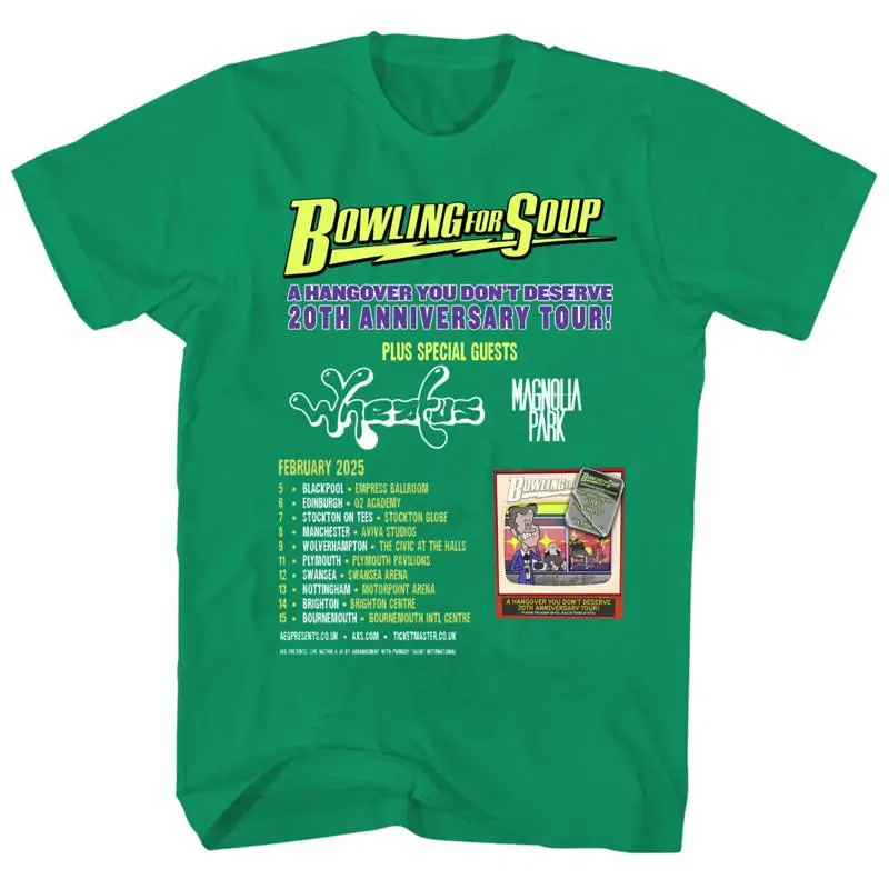 Bowling for Soup 2025 Tour Fan Full Size S 5XL  T shirt QA195