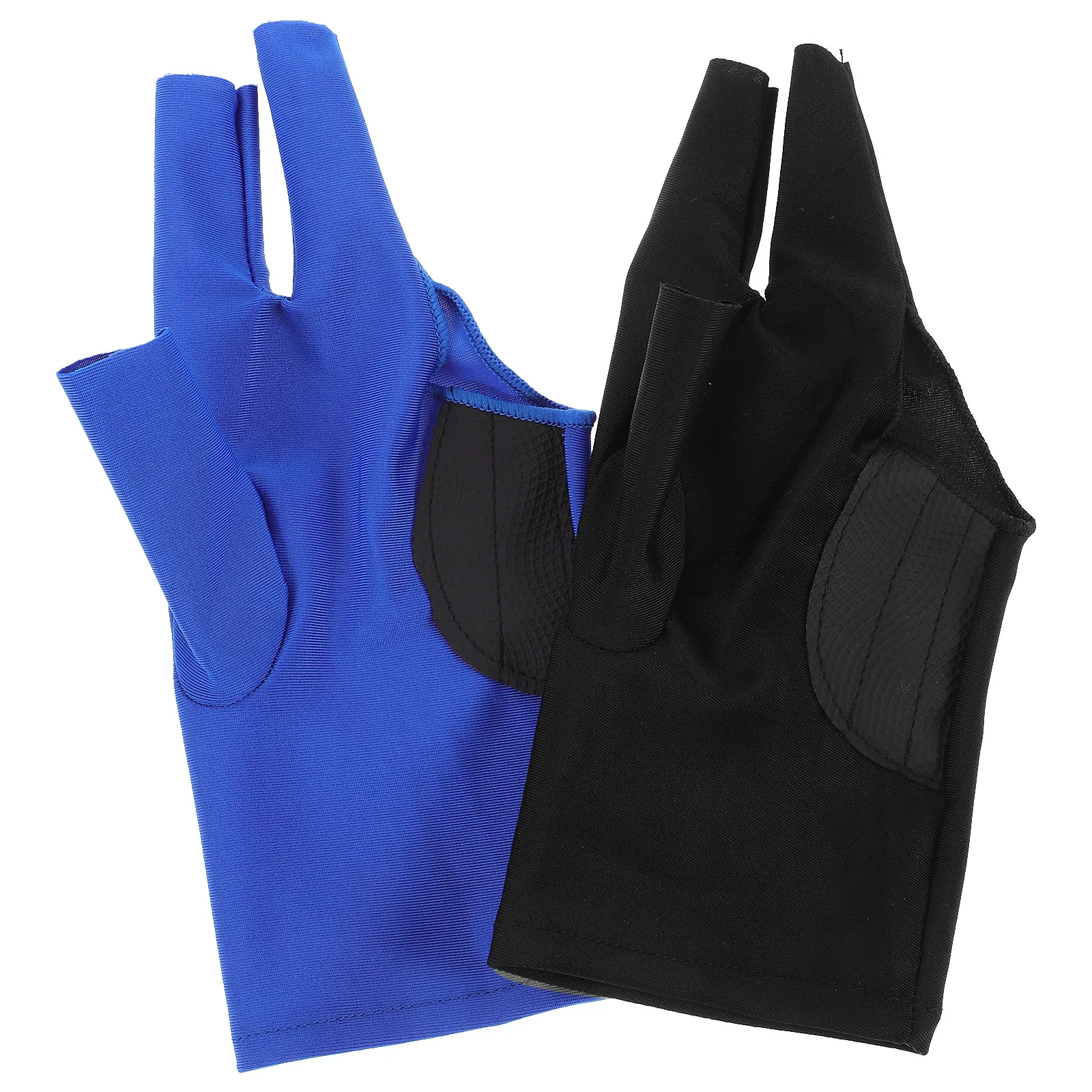 

2Pcs Lightweight Breathable Pool Gloves Elastic Fit Non-Slip Surface for Billiards Snooker Cue Stability Comfortable Protective