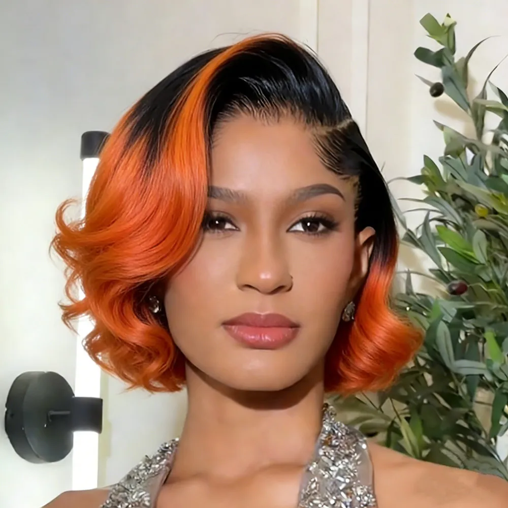 

pixie cut wig pixie 13×4 transparent frontal lace human hair wigs short straight human hair 8inch pixie cut human hair for women