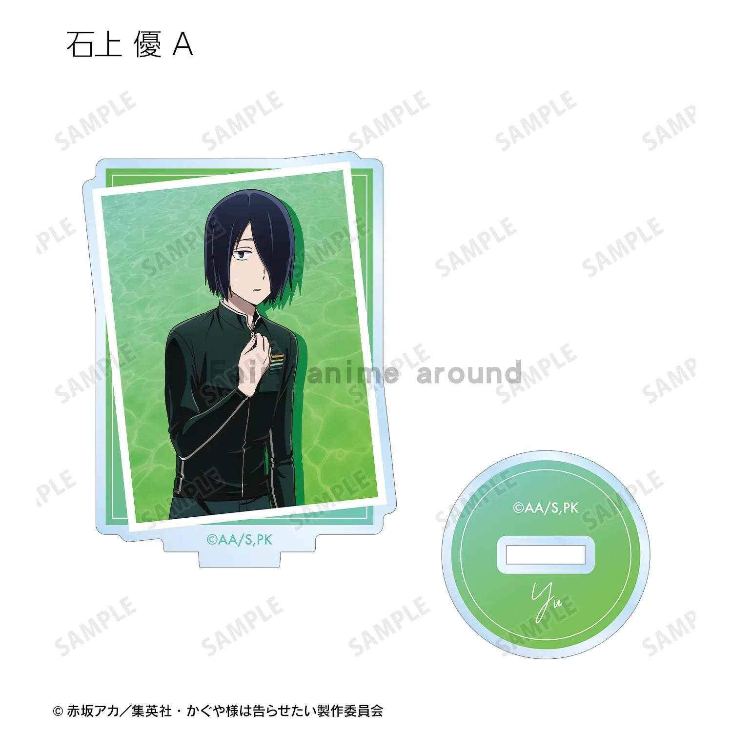 Figurka Iino Miko Shinomiya Kaguya Fujiwara Chika Hayasaka Ai Mini Figurka Lalka Anime Akrylowy Stojak Model Płytka Cosplay Zabawka Prezent