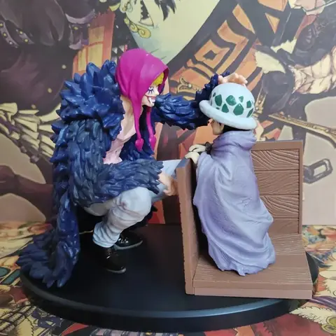 Bandai orijinal tek parça Anime figürü Ichiban Kuji dört imperors hasır şapka Luffy hukuk Corazon Robin Olvia Yamato oyuncaklar hediyeler